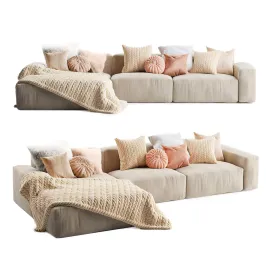 Elise corner sofa chaise